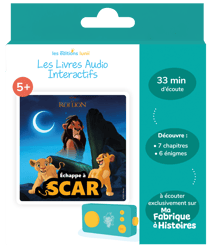 Livre audio interactif Défi vilain : Echappe à Scar ! - Lunii