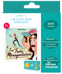 Livre audio interactif Les trois mousquetaires - Lunii