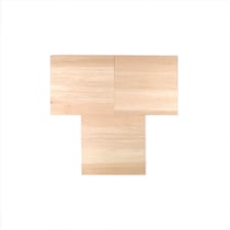 Feuilles de placage en bois x3 - Balsa - Créalia