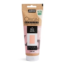 Tube 120 ml peinture acrylique Pébéo Origin Acrylics - Beige rosé