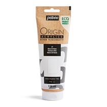 Tube 120 ml peinture acrylique Pébéo Origin Acrylics - Blanc de titane