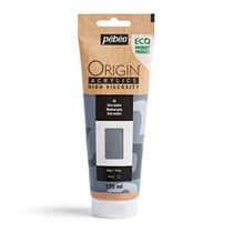 Tube 120 ml peinture acrylique Pébéo Origin Acrylics - Gris neutre