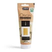 Tube 120 ml peinture acrylique Pébéo Origin Acrylics - Or