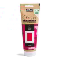 Tube 120 ml peinture acrylique Pébéo Origin Acrylics - Rose vif