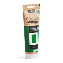 Tube 120 ml peinture acrylique Pébéo Origin Acrylics - Vert permanent clair