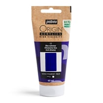 Tube 60 ml de peinture acrylique Pébéo - Origin Acrylics - Bleu outremer