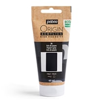 Tube 60 ml de peinture acrylique Pébéo - Origin Acrylics - Gris de payne