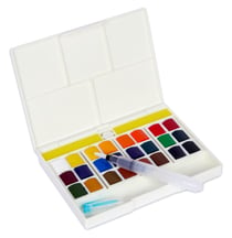 Lot de 24 1/2 gobets - Peinture aquarelle mains libres Sennelier La Petite Aquarelle - Fine