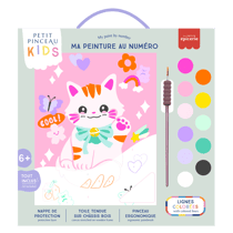 Ma peinture au numéro - Petit pinceau kids - Maneki neko