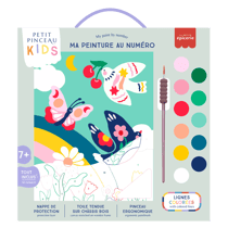 Ma peinture au numéro - Petit pinceau kids - Printemps