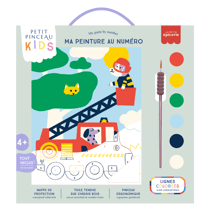Ma peinture au numéro - Petit pinceau kids - Chiens