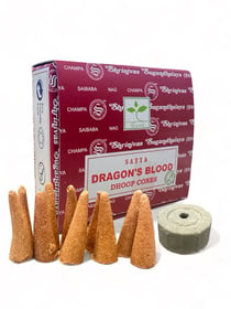 Lot de 12 encens En Cône Satya - Sang De Dragon