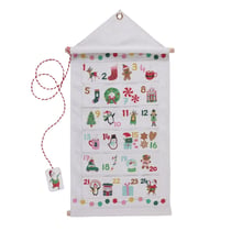 Calendrier de l'avent en tissu - Noël Enfant - Créalia
