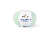 Pelote de fil à tricoter - DMC - 100 % Baby 4 - Vert pastel 081