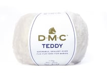 Pelote de fil à tricoter - DMC - Teddy - Blanc 310
