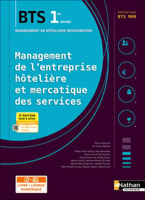 BTS MHR : Management de l'entreprise Hôtelière et Mercatique des service BTS 1re année BTS MHR - 2024 - Pochette - élève - + iManuel