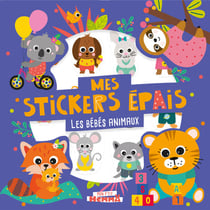 Mon p'tit Hemma : stickers épaiss les bébés animaux