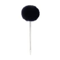 Stylo bille pompon - Fleurs d'hiver - Cultura