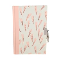 Journal intime avec cadenas - Fleurs d'hiver - Cultura