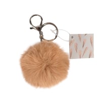 Porte clés pompon - Fleurs d'hiver - Cultura