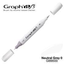 Marqueur brush à alcool - Graph'It - Neutral Grey 0 - n°9500