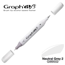 Marqueur brush à alcool - Graph'It - Neutral Grey 2 - n°9502