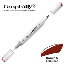 Marqueur brush à alcool - Graph'It - Brown 5 - n°3060
