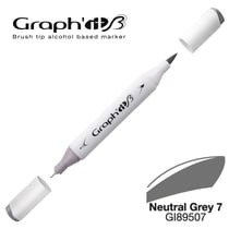 Marqueur brush à alcool - Graph'It - Neutral Grey 7 - n°9507