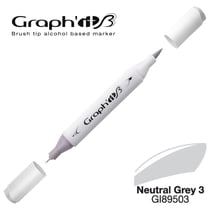 Marqueur brush à alcool - Graph'It - Neutral Grey 3 - n°9503