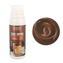 Flacon de sauce topping Patisdecor - Café crunchy - 300g
