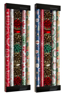 Pack papier cadeau Noël Hoomark - Rouge et or