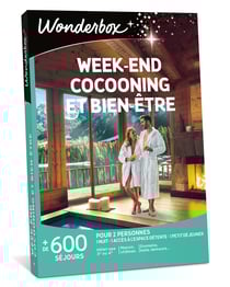 Coffret cadeau Wonderbox - Week-end cocooning et bien-être - 2 personnes