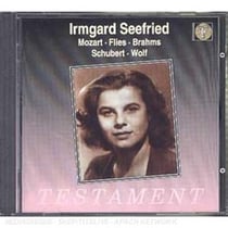 ARIAS BY MOZART AND SONGS BY BRHMS ; FLI ES ; MOZART