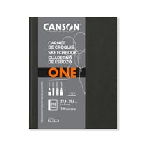 Art-book de 100 Feuilles One Sketch Book Canson Noir 29.7x35.6 100gr