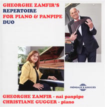 Gheorhge Zamfir's repertoire for piano & panpipe duo