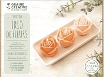 Kit bougies Graine Créative - Trio fleurs