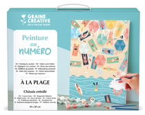 Peinture au numéro Graine Créative - A la plage - 30 x 40 cm
