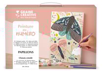 Peinture au numéro Graine Créative - Papillons - 20 x 30 cm