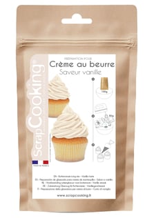 Préparation pour crème au beurre vanille ScrapCooking® - 200 g