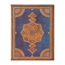 Répertoire Paperblanks - Bleu - 18 x 23 cm - Safavide indigo ultra - 144 pages lignées