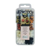 Boite Fleurs de cire à cacheter 10 couleurs métal - Aladine