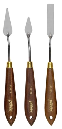 Lot de 3 couteaux à peindre Pébéo