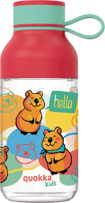 Bouteille Quokka - Kids ecozen ice whit strap happy - 430 ml