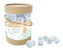 Lot de 36 emporte-pièces éjecteurs ScrapCooking® - Lettres et chiffres