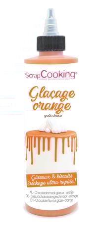 Glaçage goût chocolat ScrapCooking®- Orange - 130 g