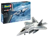 Maquette Model Set Lockheed Martin F-22A Raptor avec peintures et accessoires - Revell