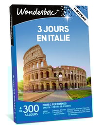 Coffret cadeau Wonderbox - 3 jours en Italie