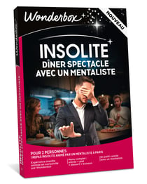 Coffret cadeau Wonderbox - Insolite : Un dîner avec un mentaliste àParis
