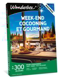 Coffret cadeau Wonderbox - Week-end cocooning et gourmand