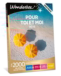 Coffret cadeau Wonderbox - Pour toi et moi rêve